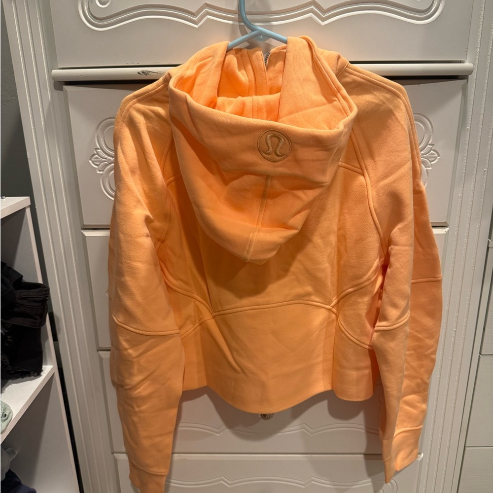 Lululemon Athletica x peloton Orange/peachy hoodie. NWT - Picture 2 of 6
